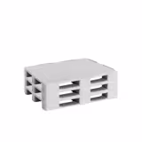 (3 pcs) - Euro Pallet 1200x800mm - Hygienic Plastic - Load Capacity: 4000kg - Grey