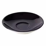 (6 pcs) BART COLOUR CAFE - Espresso saucers - Ø110mm - Black