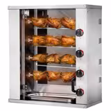 Elektrisch Kippengrill - 8,8kW - met 4 spitten  - voor tot 12 kippen