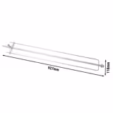 Lame en acier inox avec brochette pour rôtissoires à poulet - 960x118mm - Inox - compatible avec séries ERHM, GHKM, EHKM, GHGM & HGGM