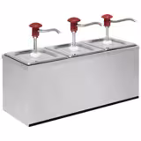 Saucenspender - 3x 2 Liter - inkl. Edelstahlgestell