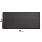 (6 pcs) GN 2/4 Gastronorm Tray - SLATE - Melamine - 530x162mm - Height: 12mm - Black