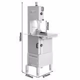 Commercial Meat Band Saw - Floor-standing - 2200W - Blade Length 2400mm - Max Cutting Height 355mm