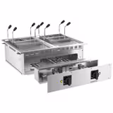Commercial Electric Drop-in Pasta Cooker – 13+13 L – 15 kW