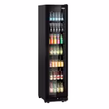 Drankenkoelkast - 500mm - 463L - frameloze glasdeur - 1 glasdeur & LED-interieurverlichting - zwart