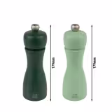 (6 adet) PEUGEOT | TAHITI WASSER - Tuz & Biber Değirmeni - Ahşap - Yeşil - Yükseklik: 150mm