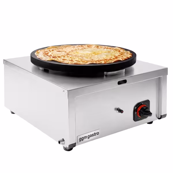 A gás Crepeira - Termóstato manual - Simples (1 placa)