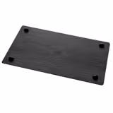 (6 pz) Vassoio GN - SLATE - Melamina - GN 1/4 - Altezza: 12mm - Nero