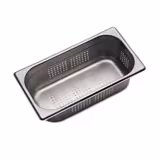 Stainless Steel Gastronorm Pan GN 1/3 - perforated - Depth: 100mm