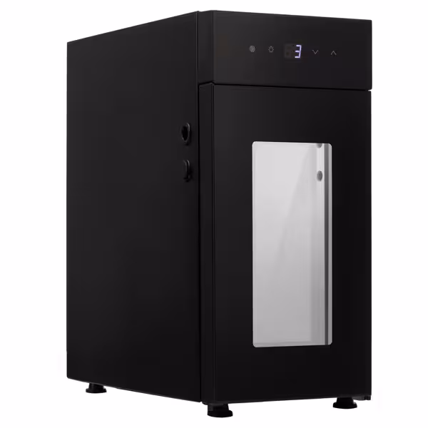 Chladnička na mléko - 8,5 L - digitální teploměr - Vč. otvoru pro přívod mléka 