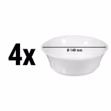 (4 pcs) SELTMANN WEIDEN | SAVOY Dessert bowl – Ø 140 mm – White porcelain