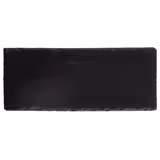Natural Slate Serving Plate – 300×120×7 mm - rectangular - natural edge - black