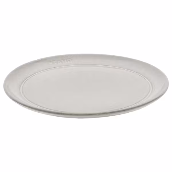 STAUB | DINING LINE - Bord - plat - Ø 200mm - Keramiek - Witte truffel