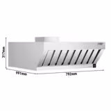 Hotte de condensation d’air sans filtre à charbon - compatible avec four mixte KDV760, KDV1255, KDV920, BOMV10, BHV920OH, BHV1255OH et BOMV6