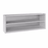 Ruostumattomasta teräksestä seinäkaappi ECO - 1800x400 mm - ilman ovia (avoin malli) - 650 mm korkea