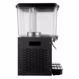 Commercial Cold Drinks Dispenser - 3x polycarbonate tanks with tap & paddle agitation - 3x 18 Litres - 700W - Black - incl. drip tray