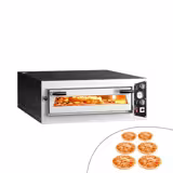 Electric Deck Pizza Oven - Single Deck - Refractory Stone Deck - 6 - Ø 35cm (13.8") - Mechanical Controls - up to 450°C