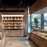 Broodstelling - 900mm - met 4 planken - houtlook eiken