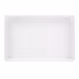 (24 szt.) Pojemnik na ciasto do pizzy-zestaw - 600x400 - Wysokość: 70mm - Polipropylen - Biały - Pojemność: 16l