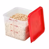(6 stuks) CAMBRO | CAMSQUARES® - Container - 5.7 liter - Transparant
