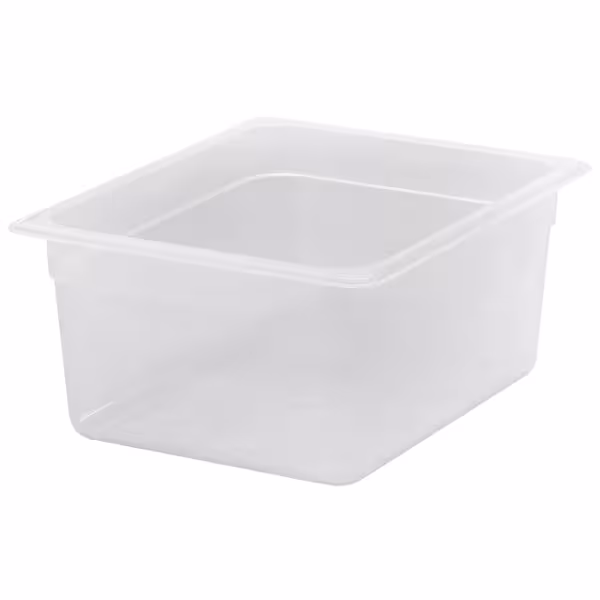 (6 pieces) CAMBRO | Gastronorm Container - 1/2 - Polypropylene - Translucent - 150mm
