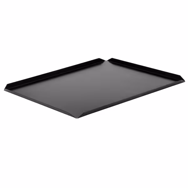 (5 pcs) Serving Platter - Aluminium - 600x400x10mm - Black