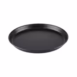 (6 uds) Bandeja para pizza - Chapa azul - Ø 300mm - con borde - Altura: 25mm