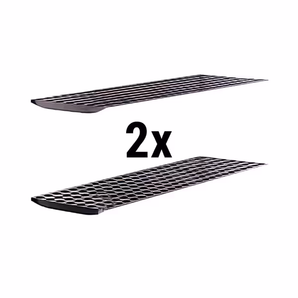 (2 stuks) Schappen set - 850x460mm - Diepte: 460mm - grijs - Draagvermogen totaal: 600kg