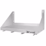 Mensola a parete in acciaio inox - 600x300mm - con 1 ripiano