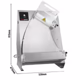 Deeguitrolmachine - voor 400mm pizzadeeg