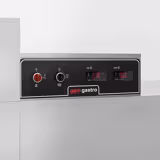 Lave-vaisselle à convoyeur à traction de paniers - Commande électronique - 31kW - panier 500x500mm - avec tunnel de séchage - Table d’entrée à gauche