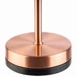 LED Table Lamp - MERLE MICRO - Rechargeable - Cordless - 3-step dimmable - Ø80mm - Copper - with Charging Dock