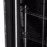 Drankenkoelkast - 925mm - 630L - digitaal display - met 2 glasdeuren & LED-interieurverlichting - zwart