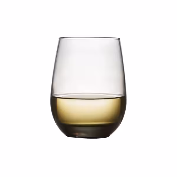 (12 pieces) LIBBEY | STEMLESS - Wine glass - 451ml - Gray