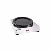 Warmhoudplaat RVS - met glazen oppervlak - 60 W - voor 1 koffie- of theepot elk Ø174mm