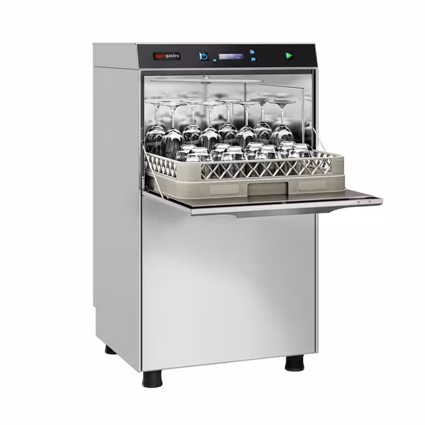 Endüstriyel Bulaşık Makinası - Dijital Kontrol Paneli - 3,9kW - 50x50cm Sepetli - Deterjan ve Parlatıcı Pompalı