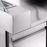 Πάγκος Προετοιμασίας - 1210 χλσ. - για 9x GN 1/6 - 4 Συρτάρια - συμπ. Γκριλ Επαφής