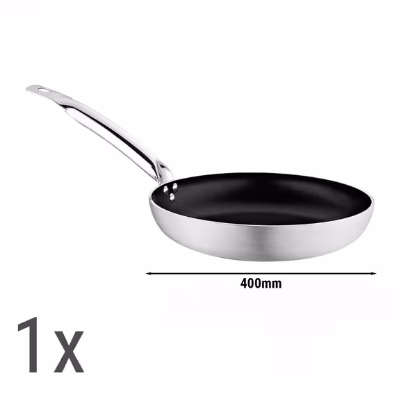 (6 pièces) Set de poêles à frire - Aluminium - 6 pièces