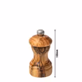 (6 kpl) PEUGEOT | BISTRO - Suolamylly - Oliivipuu - Luonnonväri - Korkeus: 100mm.