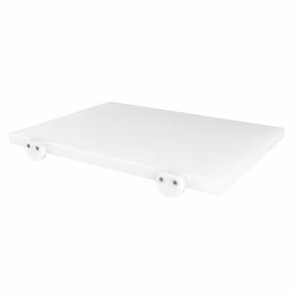 Chopping Board - 600x400mm - Thickness: 20mm - HACCP-Compliant - HDPE - White