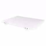 Daska za rezanje HACCP - 600x400 mm - Debljina: 20 mm - polietilen (HDPE 500) - Bijela - S graničnicima / protuklizna