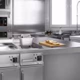 Stainless Steel Butter Wheel – GN 1/6 Pan - 100 mm Deep - Perforated Wheel