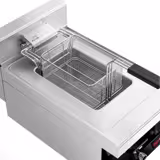 Fritadeira elétrica - 10L - 12,0kW - com torneira de drenagem - incl. estrutura - incl. módulo inferior com 1 porta[s]