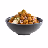 (6 pcs) Bowl - LOOPS - Melamine - 1.8L - square - 240x240mm - Depth: 90mm - Blue