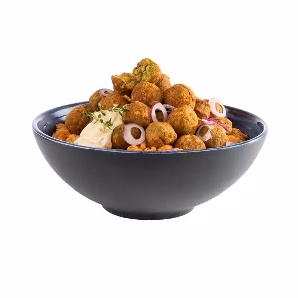 (6 stuks) Schaal - LOOPS - Melamine - 1,8L - rond - Ø240mm - stapelbaar - Blauw