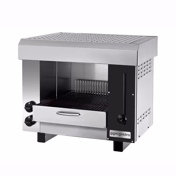 Cuptor Pita / Salamander pe gaz PRO - 6,5 kW - 2 arzătoare pe gaz