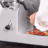 Gıda Dilimleme Makinesi - Yatık Tip - 400W - Bıçak: Ø 350mm