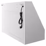 Cappa a parete Professionale Snack - 1000mm - Prof.700mm - con filtri a labirinto antigrasso e illuminazione