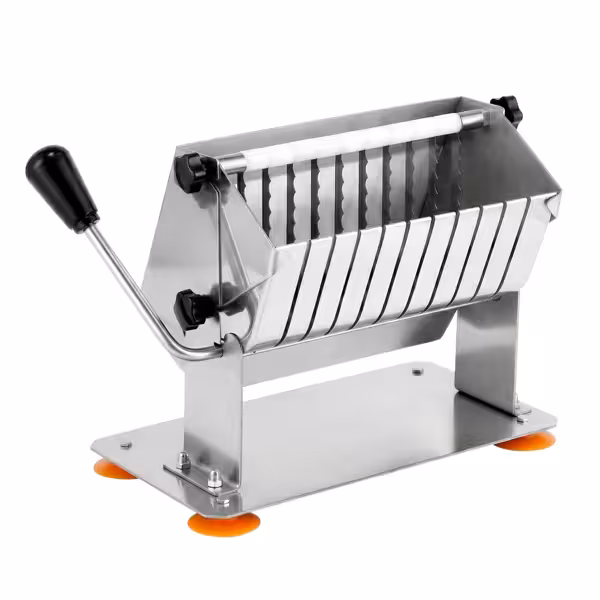 Curryworstsnijder - 330x189x285mm - Handmatig - Snijbreedte: 20mm - Lengte tot: 170mm