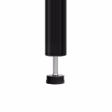 Stahlregal - 900x450mm - 4 Ablagen - Schwarz